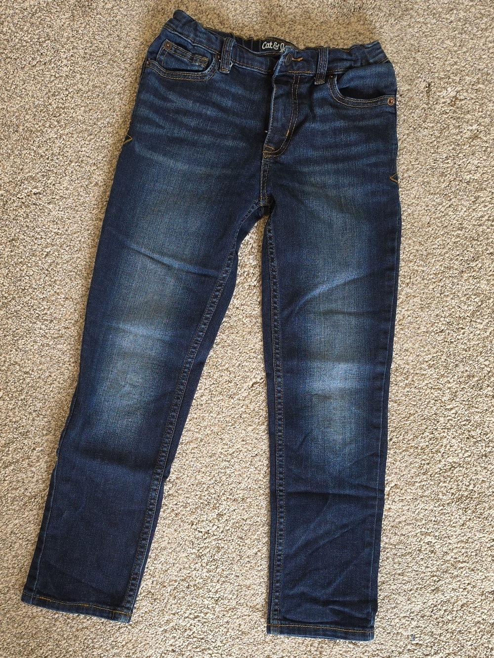 Cat & Jack Navy Blue Kids Stretch Jeans
